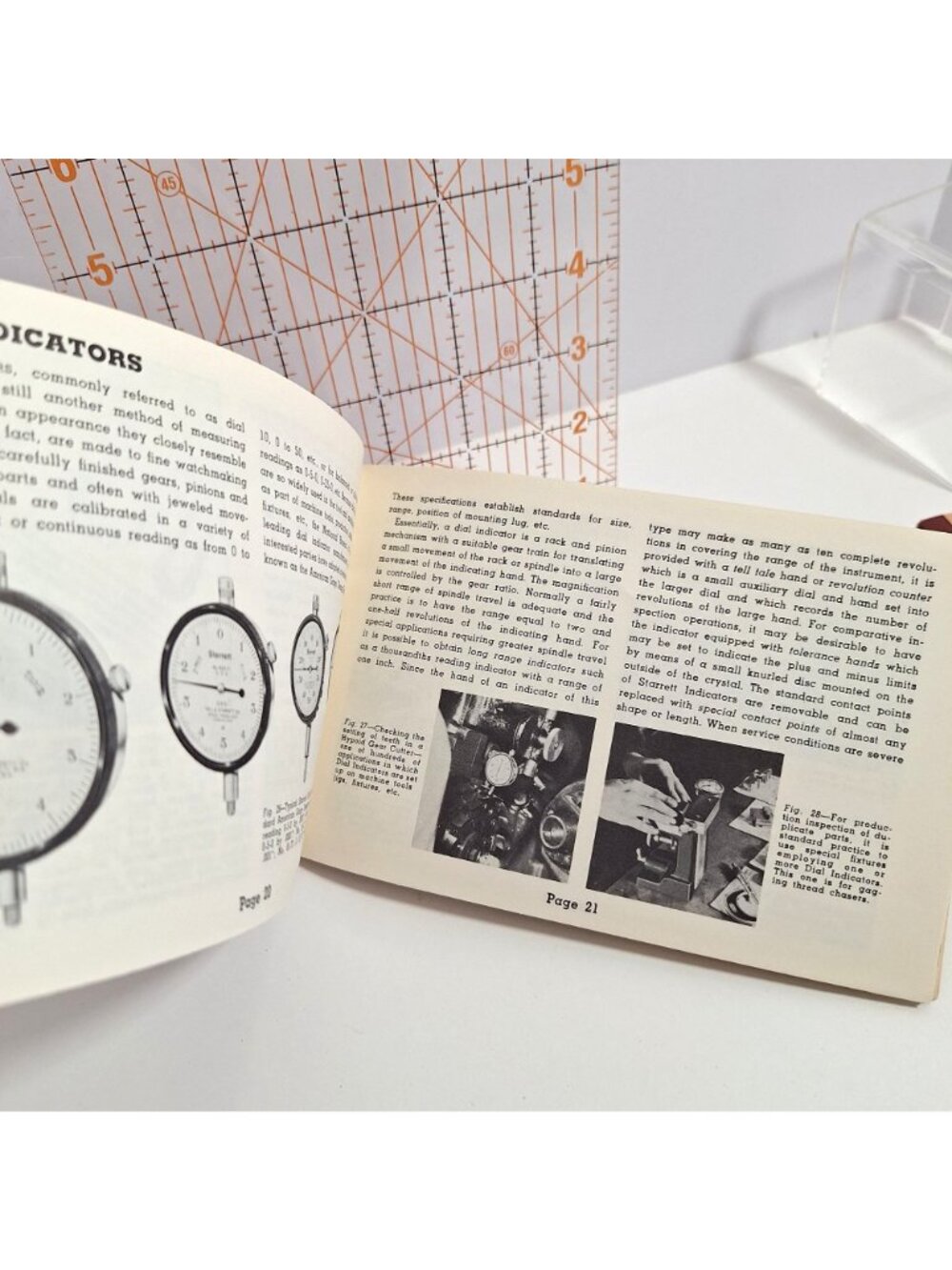 The Tools And Rules For Precision Measuring Starrett Tool Booklet 1953 - Picture 12 of 16